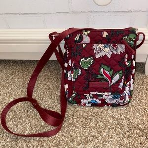 Vera Bradley maroon crossbody